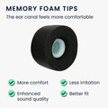Replacement in-ear headphones in 3 sizes