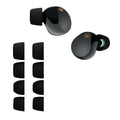 kwmobile Replacement Ear Tips Compatible with Sony WF-1000XM5 / WF-1000XM4 - 4 Sizes - Replacement In-Ear Headphone Ear Pads - Cushions