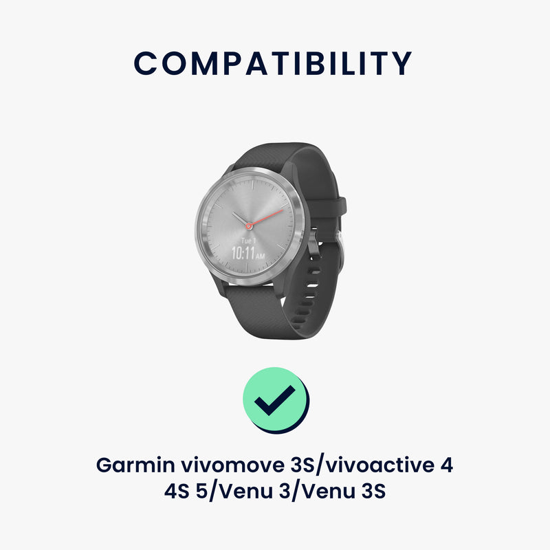 kwmobile USB C Charging Cable compatible with Garmin vivomove 3S / vivoactive 4 4S 5 / Venu 3 / Venu 3S - Cable Charger - Smartwatch Type C Replacement Cable - Fitness Tracker Charging Cable
