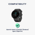 kwmobile USB C Charging Cable compatible with Garmin Swim 2 / Tactix7 / Enduro / Epix 2 / Epix Pro - Cable Charger - Smartwatch Replacement Cable - Fitness Tracker Charging Cable
