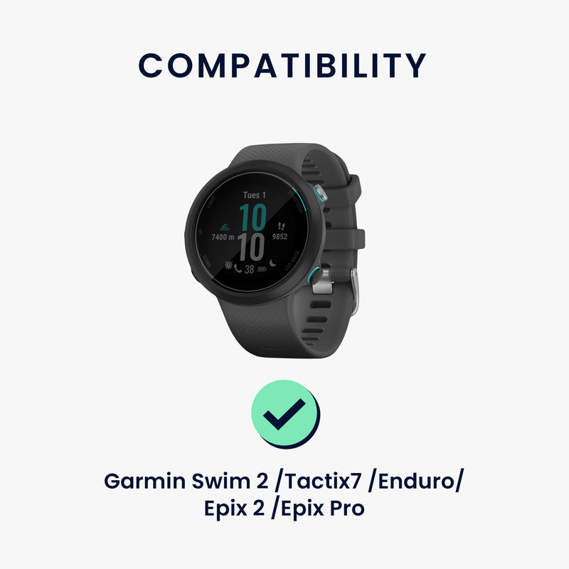 kwmobile USB C Charging Cable compatible with Garmin Swim 2 / Tactix7 / Enduro / Epix 2 / Epix Pro - Cable Charger - Smartwatch Replacement Cable - Fitness Tracker Charging Cable
