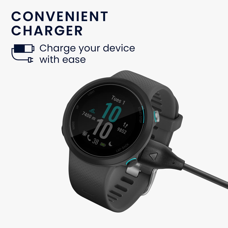 kwmobile USB C Charging Cable compatible with Garmin Swim 2 / Tactix7 / Enduro / Epix 2 / Epix Pro - Cable Charger - Smartwatch Replacement Cable - Fitness Tracker Charging Cable