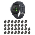 kwmobile 30x Dust Plug Compatible with Garmin Venu / Forerunner / Vivomove / Fenix - Charging Port Dust Cover - Plug