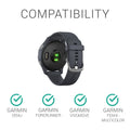kwmobile 30x Dust Plug Compatible with Garmin Venu / Forerunner / Vivomove / Fenix - Charging Port Dust Cover - Plug