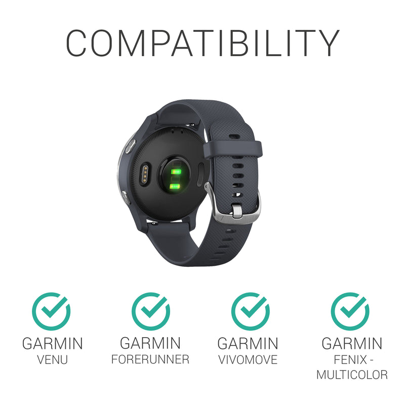 kwmobile 30x Dust Plug Compatible with Garmin Venu / Forerunner / Vivomove / Fenix - Charging Port Dust Cover - Plug