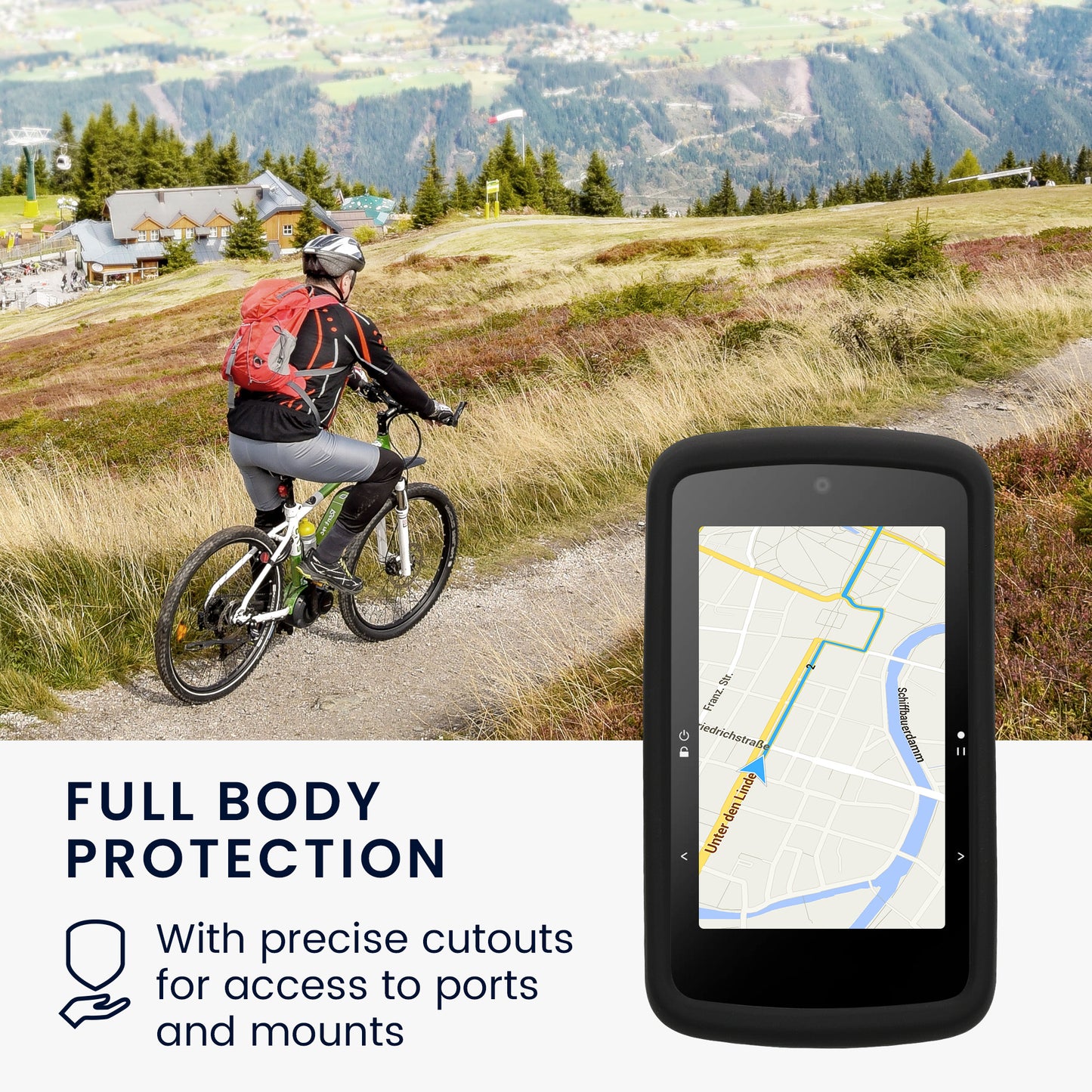 kwmobile Case Compatible with Bryton R750 SE Case Protective Cover