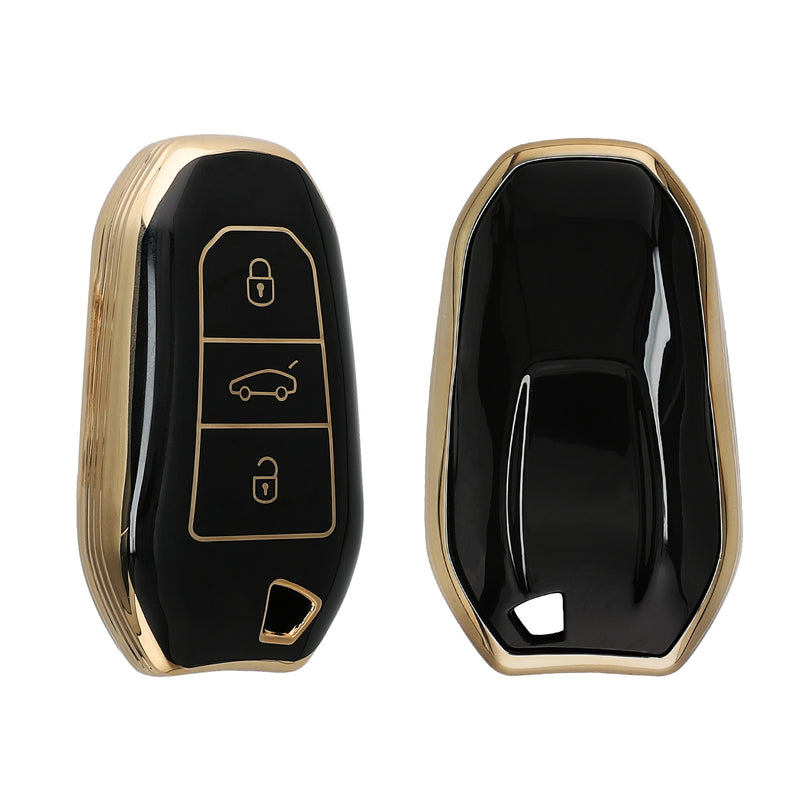 kwmobile Car Key Cover compatible with Opel 3-Button Smart Key Keyless Go - Key Cover Case
