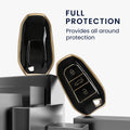 kwmobile Car Key Cover compatible with Opel 3-Button Smart Key Keyless Go - Key Cover Case