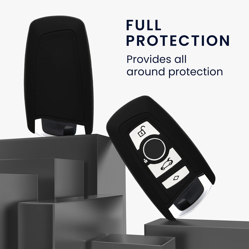 kwmobile Car Key Cover Compatible with BMW 4-Button SmartKey Car Key