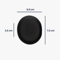 kwmobile Ear Pads for Jabra Evolve 2 65 / Evolve 65 SE Ear Cushions Replacement Headphone Spare Parts Over Ear Headphones