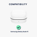 kwmobile Case compatible with Samsung Galaxy Buds FE Headphones