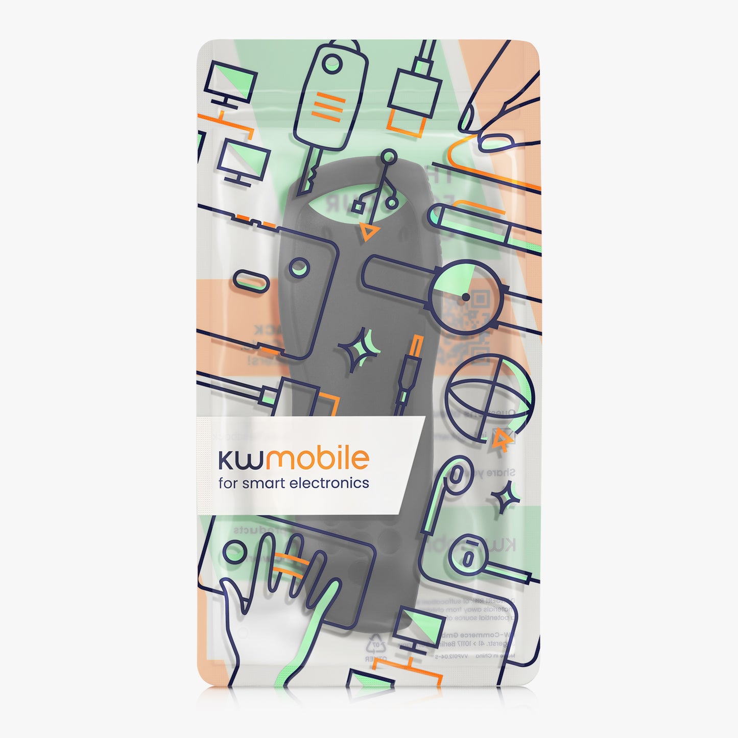 kwmobile Remote Control Cover compatible with Sky Plus HD / SKY+ HD Case for TV Accessories