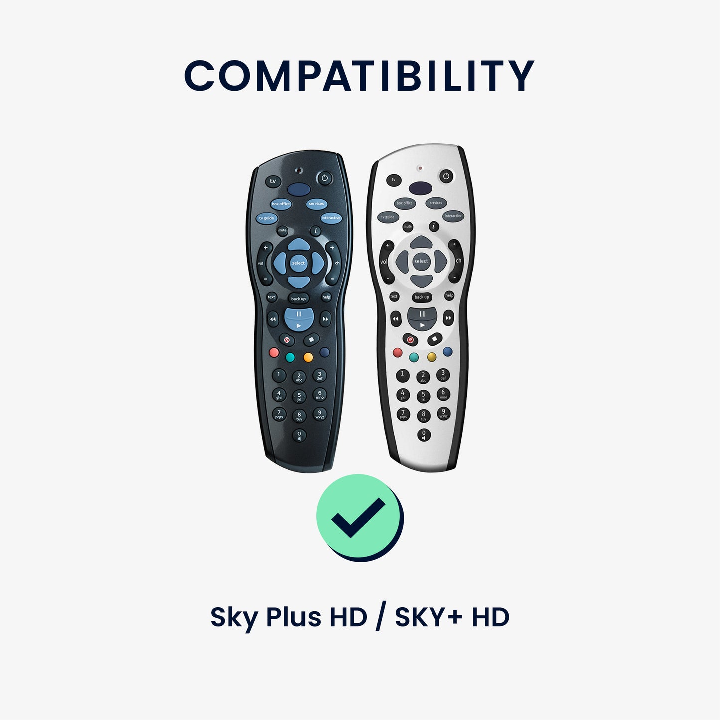 kwmobile Remote Control Cover compatible with Sky Plus HD / SKY+ HD Case for TV Accessories