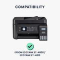 kwmobile Cover compatible with Epson EcoTank ET-4800 / EcoTank ET-4810 - Printer Dust Cover Protective Hood