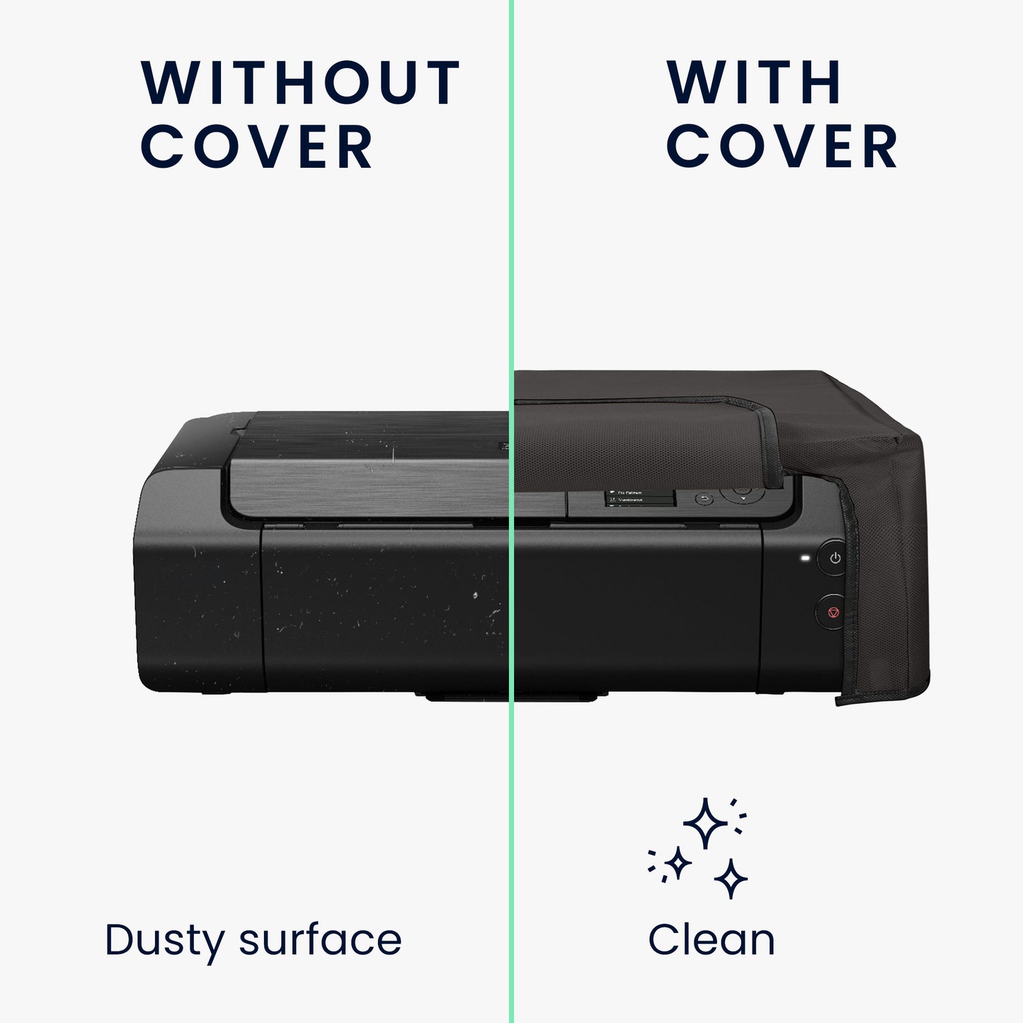 kwmobile Cover compatible with Canon PIXMA PRO-200 - Bag Case Printer - Dust Cover Protective Hood Protective Sleeve