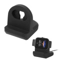 kwmobile Kabellose Ladestation kompatibel mit Huami Amazfit GTR mini / Bip 3 / Bip 3 Pro / Bip 5 / GTS 4 Mini Halterung - Ladeständer-Halter für Smartwatch - Fitnesstracker Halter - Schwarz Schwarz  