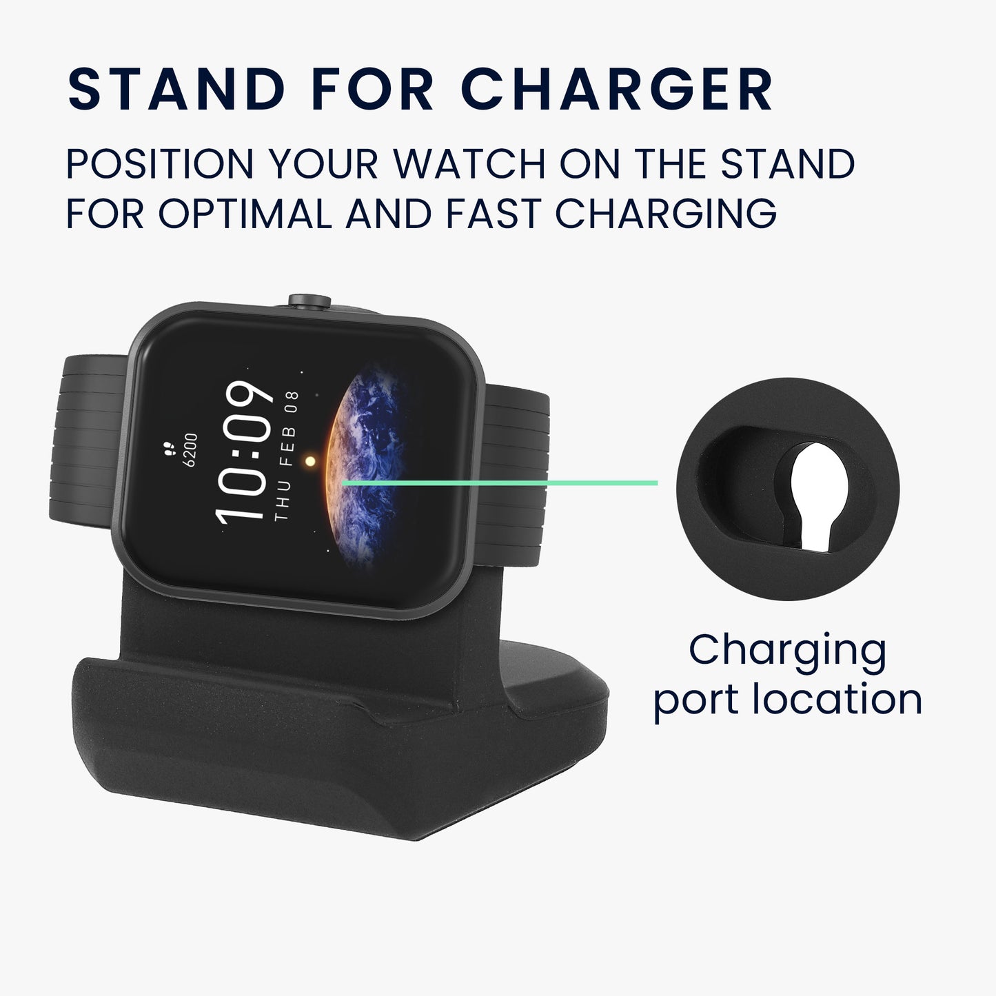 Charging Station for Huami Amazfit GTR mini / Bip 3 / Bip 3 Pro / Bip 5 / GTS 4 Mini