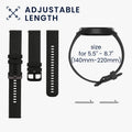 kwmobile Replacement Strap Compatible with COROS PACE 2 / APEX (42mm) Watch Band - Silicone Fitness Tracker Strap - Carbon Print Band for Smartwatch