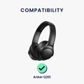 kwmobile Ear Pads for Anker Soundcore Q20i Ear Cushion Replacement Ear Pads Headphone Spare Parts Headphone Replacement Pads for Over Ear Headphones