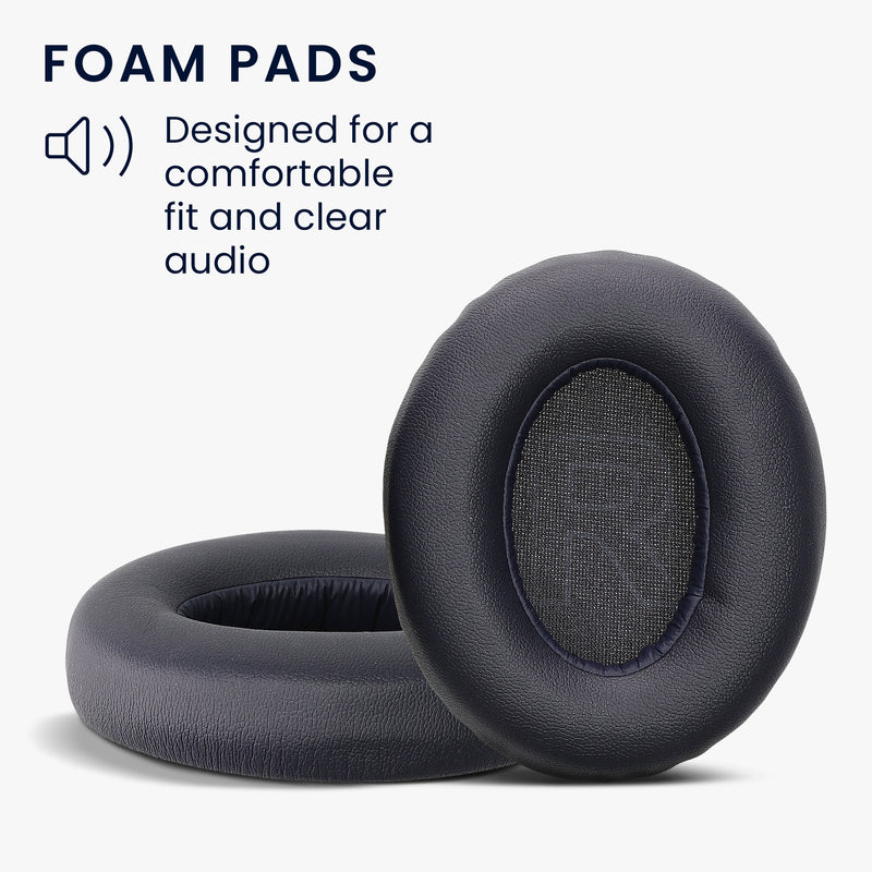 kwmobile Ear Pads for Anker Soundcore Q20i Ear Cushion Replacement Ear Pads Headphone Spare Parts Headphone Replacement Pads for Over Ear Headphones