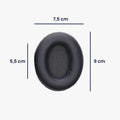 kwmobile Ear Pads for Anker Soundcore Q20i Ear Cushion Replacement Ear Pads Headphone Spare Parts Headphone Replacement Pads for Over Ear Headphones