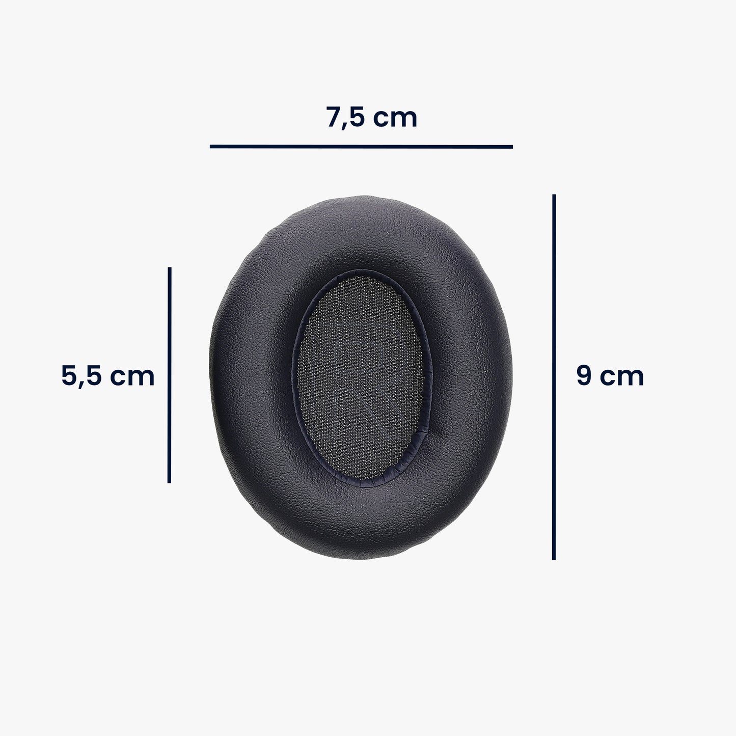 kwmobile Ear Pads for Anker Soundcore Q20i Ear Cushion Replacement Ear Pads Headphone Spare Parts Headphone Replacement Pads for Over Ear Headphones