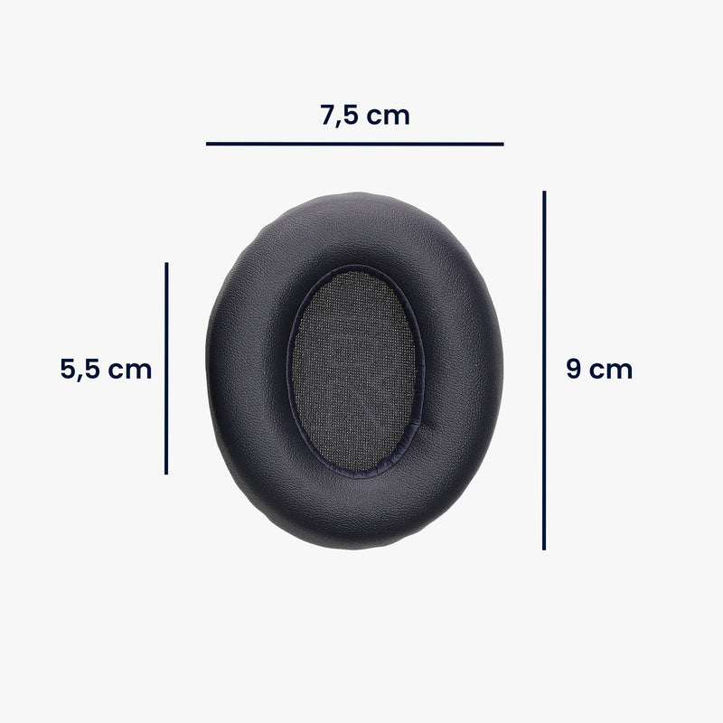 kwmobile Ear Pads for Anker Soundcore Q20i Ear Cushion Replacement Ear Pads Headphone Spare Parts Headphone Replacement Pads for Over Ear Headphones