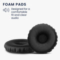 kwmobile Ear Pads for Logitech PC960 / H960 / H650E / H820E Earpads Replacement Parts Headphone Replacement Pads for Over-Ear Headphones