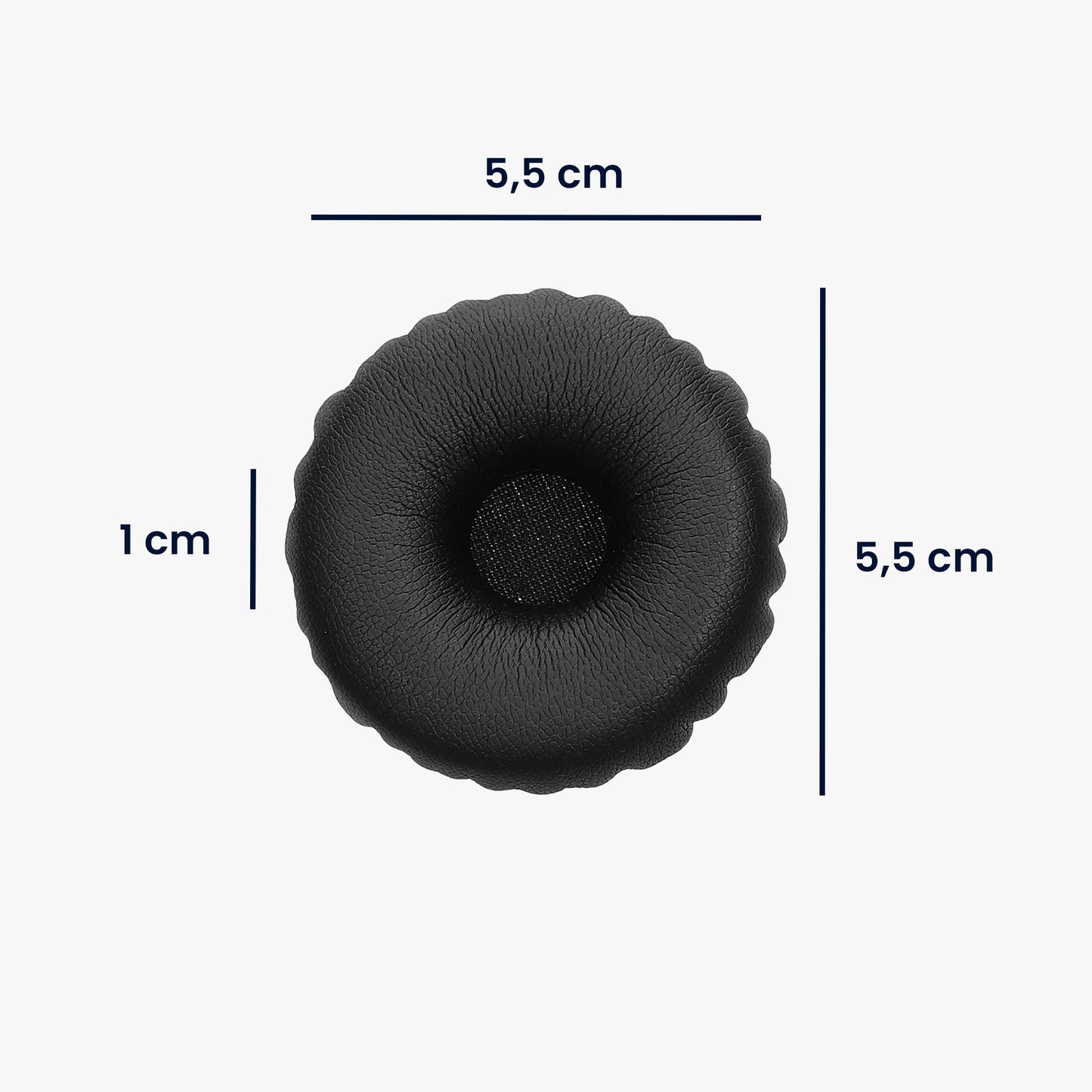 kwmobile Ear Pads for Logitech PC960 / H960 / H650E / H820E Earpads Replacement Parts Headphone Replacement Pads for Over-Ear Headphones