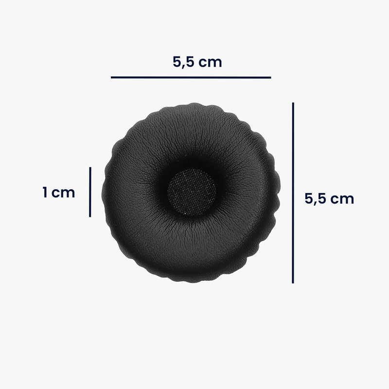kwmobile Ear Pads for Logitech PC960 / H960 / H650E / H820E Earpads Replacement Parts Headphone Replacement Pads for Over-Ear Headphones