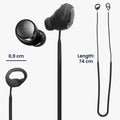 kwmobile Lanyard Compatible with Anker Soundcore Space A40 Headphones - Headphone Holder Strap