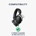 kwmobile Ear Pads for V-MODA Crossfade M-100 / LP2 / LP / S Ear Pads Replacement Ear Cushions Headphone Replacement Parts Headphone Replacement Pads for Over Ear Headphones