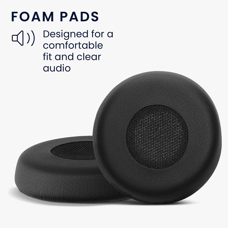 kwmobile Ear Pads for Jabra Evolve 65 SE Earpads Replacement Ear Pads Headphone Spare Parts Headphone Replacement Pads for Over Ear Headphones