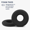 kwmobile Ear Pads for Plantronics Blackwire 3220 Earpads Replacement Ear Cushions Headphone Spare Parts Headphone Replacement Cushions Over Ear Headphones