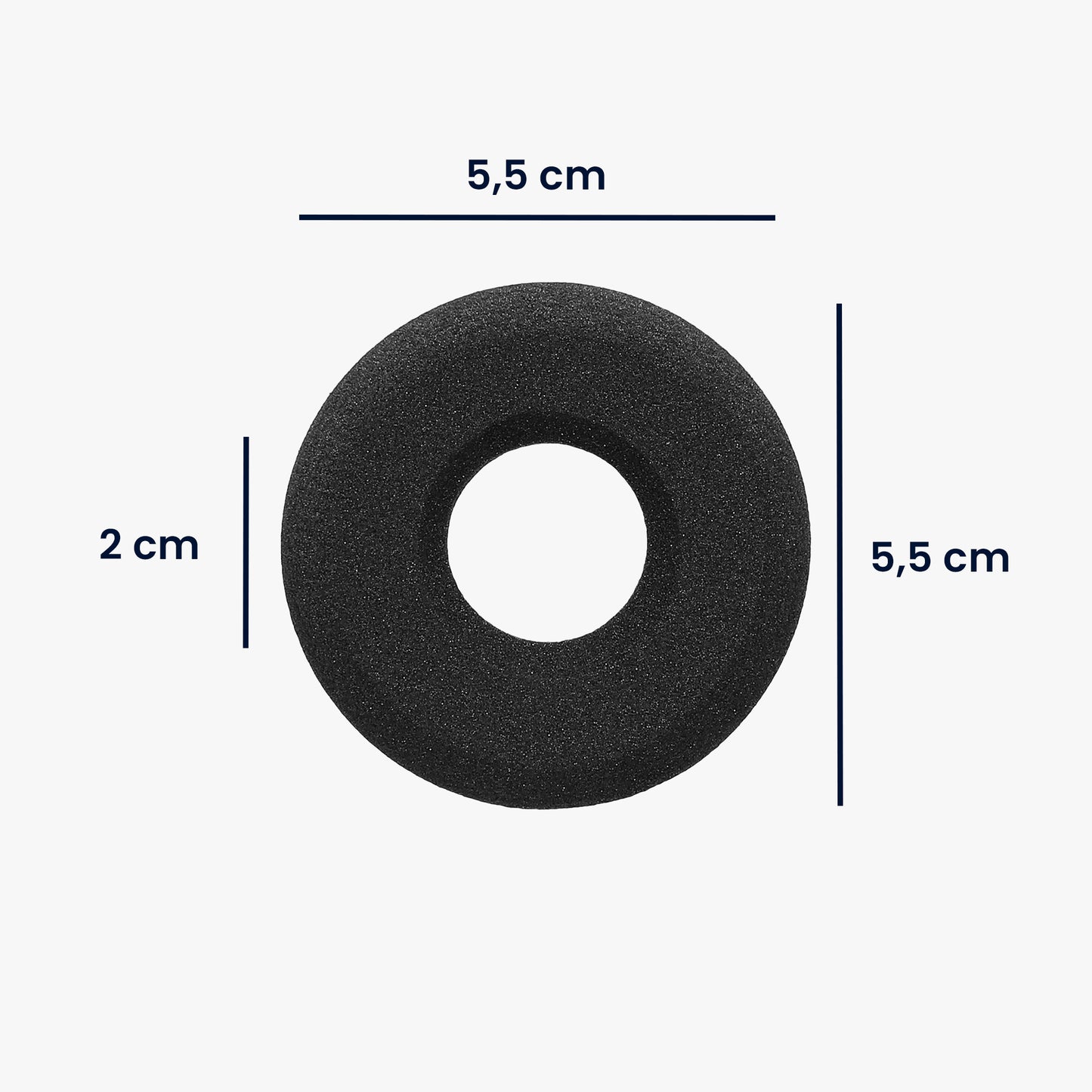 kwmobile Ear Pads for Plantronics Blackwire 3220 Earpads Replacement Ear Cushions Headphone Spare Parts Headphone Replacement Cushions Over Ear Headphones