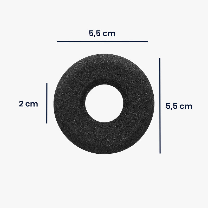 kwmobile Ear Pads for Plantronics Blackwire 3220 Earpads Replacement Ear Cushions Headphone Spare Parts Headphone Replacement Cushions Over Ear Headphones