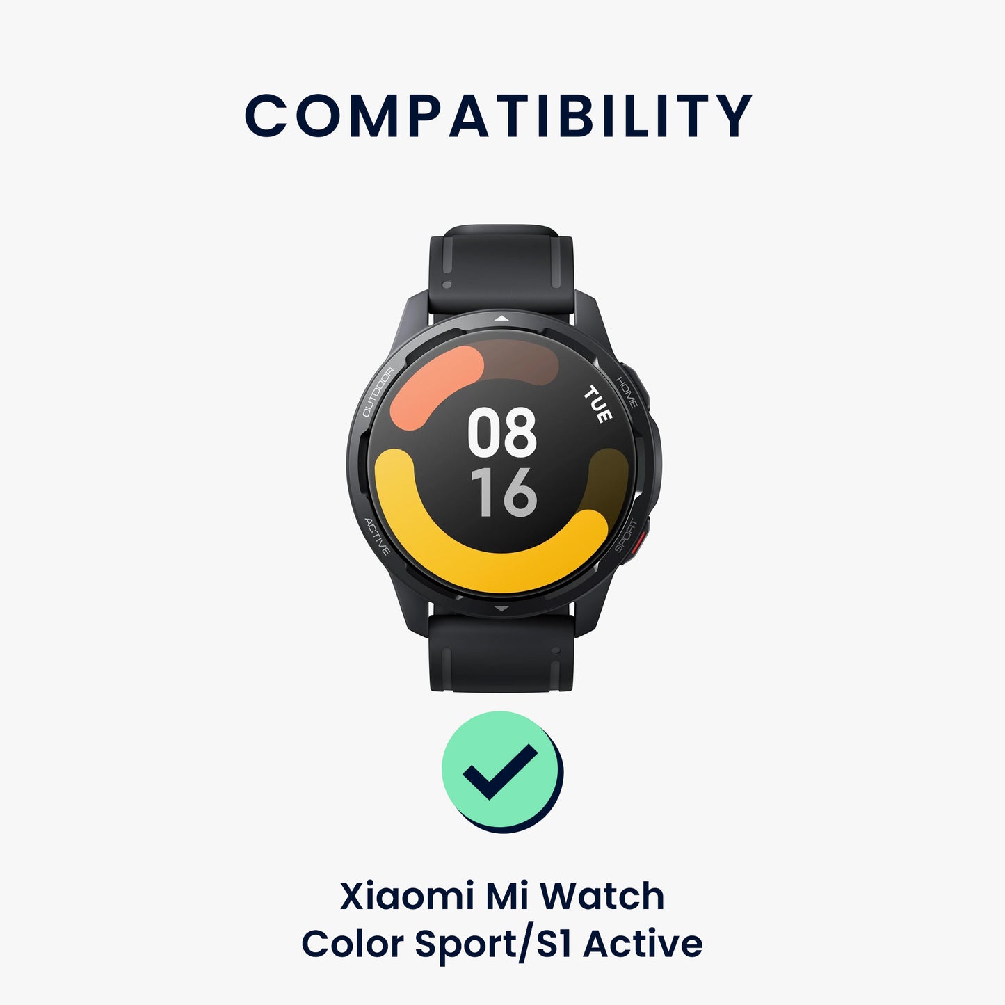 Strap compatible with Xiaomi Watch S4/S4 Sport/S3/S2/Watch S1 Active/Redmi Watch 5 Active