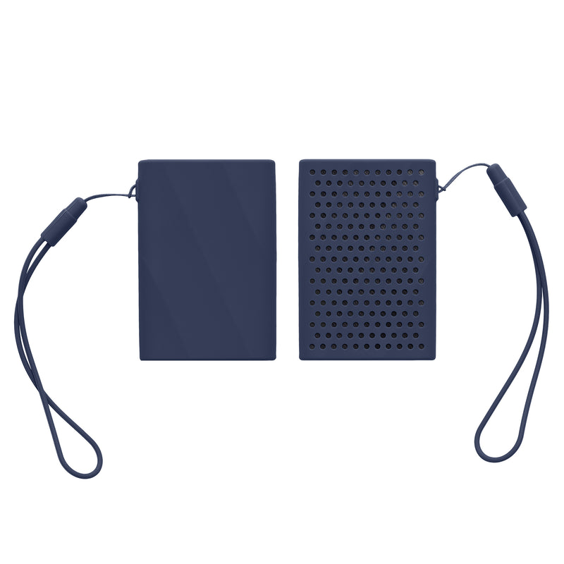 kwmobile Hülle kompatibel mit Samsung Portable SSD T9 Festplatte - Silikon Schutzhülle für portable SSD - in Dunkelblau Dunkelblau  