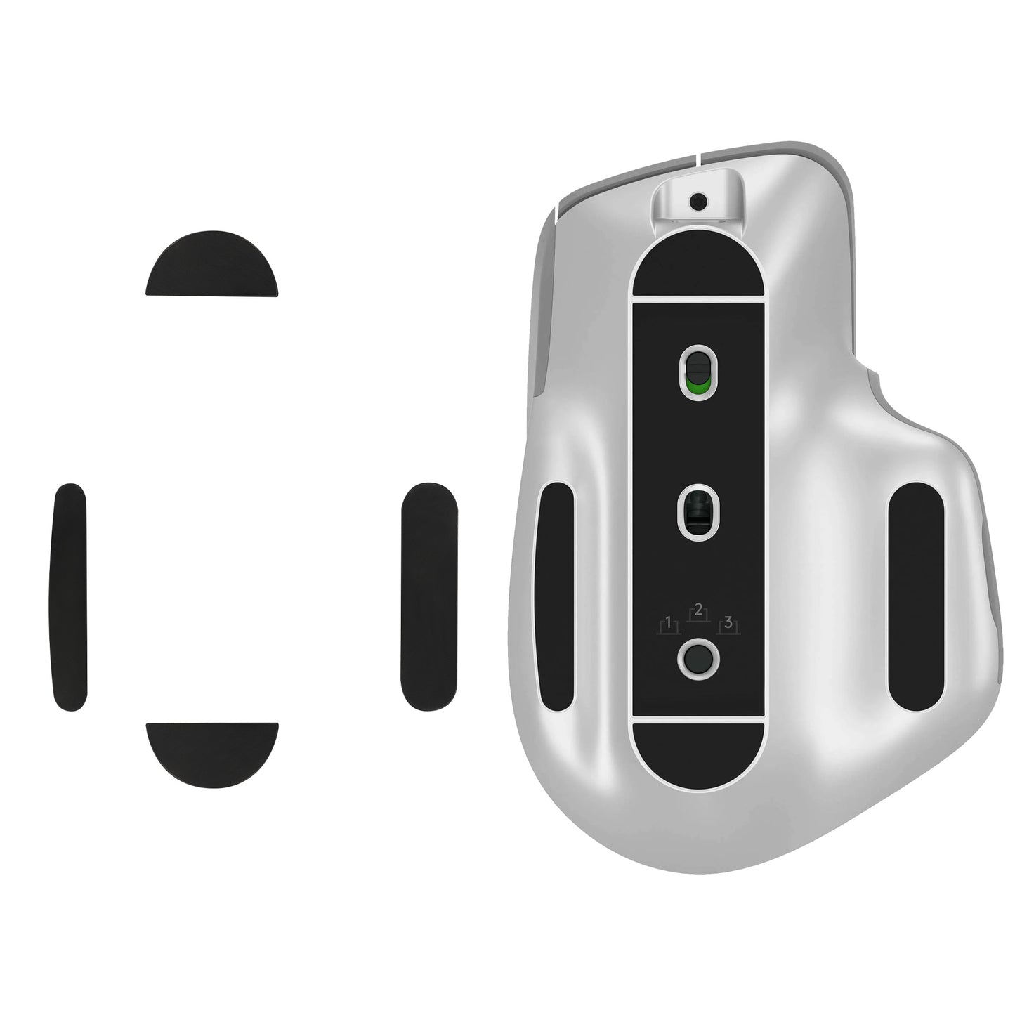 kwmobile Mouse Feet Stickers compatible with Logitech MX Master 3 / 3S Replacement Gliders Mouse Feet Precision Fit Mouse Glides
