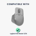 kwmobile Mouse Feet Stickers compatible with Logitech MX Master 3 / 3S Replacement Gliders Mouse Feet Precision Fit Mouse Glides