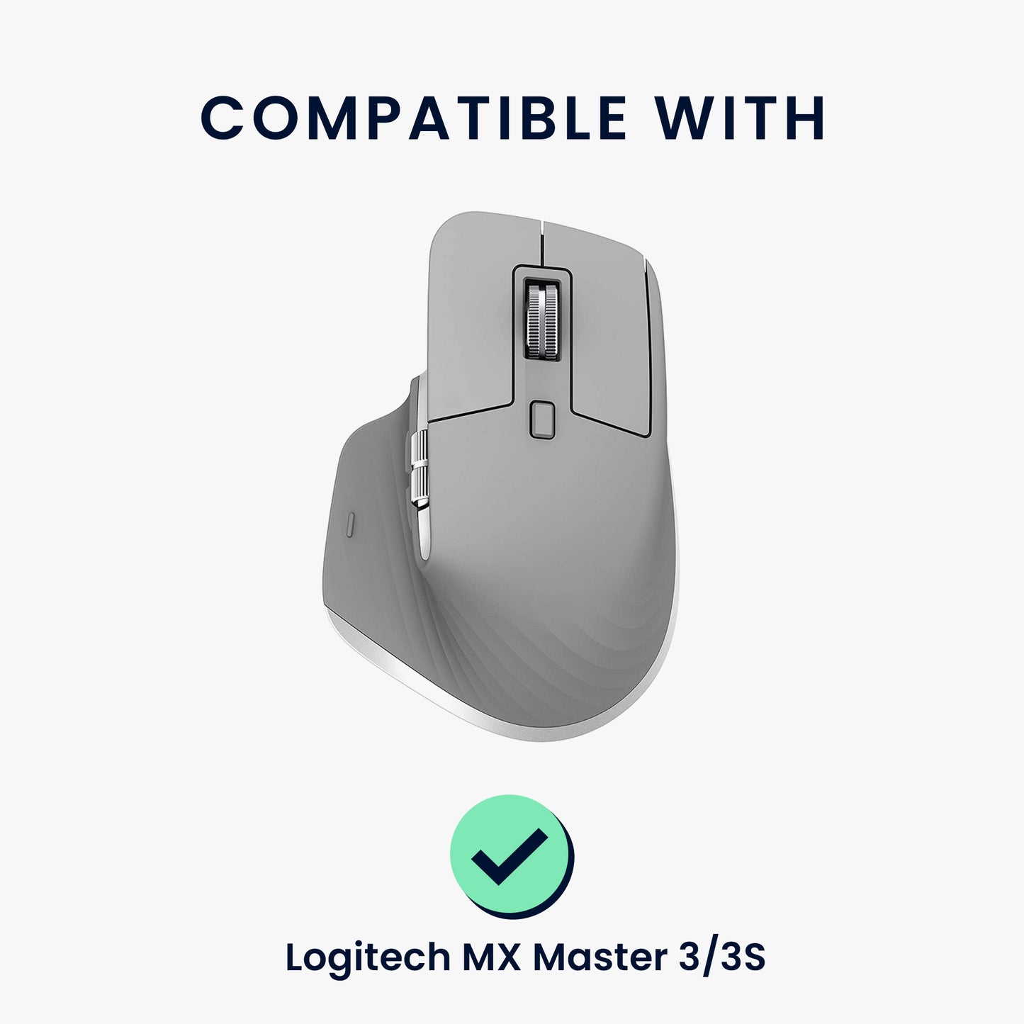 kwmobile Mouse Feet Stickers compatible with Logitech MX Master 3 / 3S Replacement Gliders Mouse Feet Precision Fit Mouse Glides