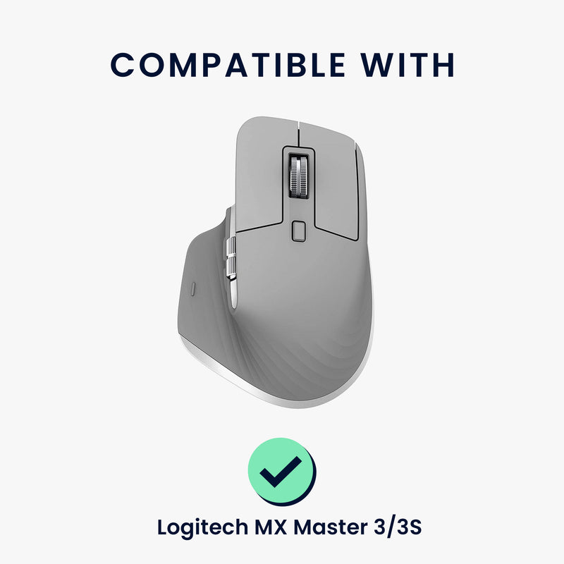 kwmobile Mouse Feet Stickers compatible with Logitech MX Master 3 / 3S Replacement Gliders Mouse Feet Precision Fit Mouse Glides