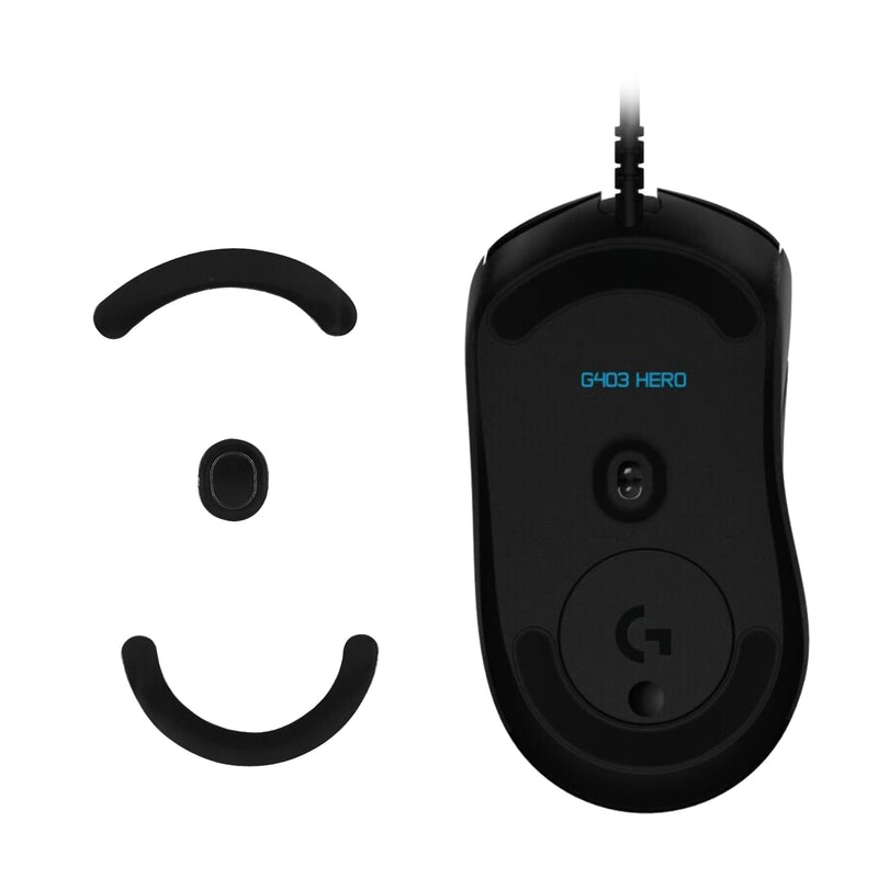 kwmobile Mouse Feet Stickers compatible with Logitech G403 / G603 / G703 Replacement Gliders Mouse Feet Precision Fit Mouse Glides