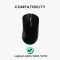 kwmobile Mouse Feet Stickers compatible with Logitech G403 / G603 / G703 Replacement Gliders Mouse Feet Precision Fit Mouse Glides