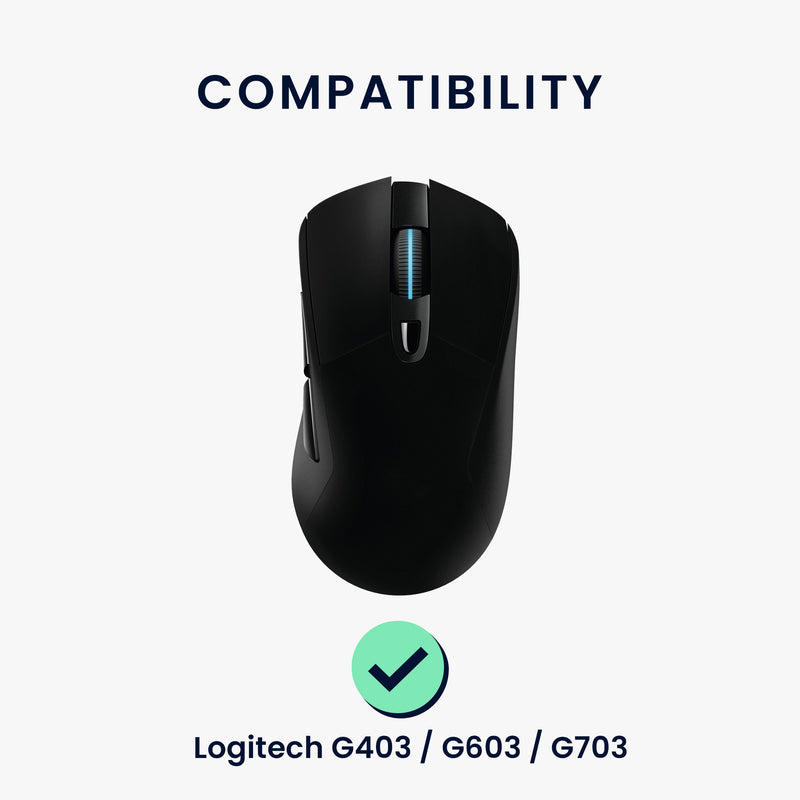 kwmobile Mouse Feet Stickers compatible with Logitech G403 / G603 / G703 Replacement Gliders Mouse Feet Precision Fit Mouse Glides