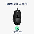 kwmobile Mouse Feet Sticker compatible with Logitech G402 Replacement Glider Mouse Skates Precision Fit Mouse Glides
