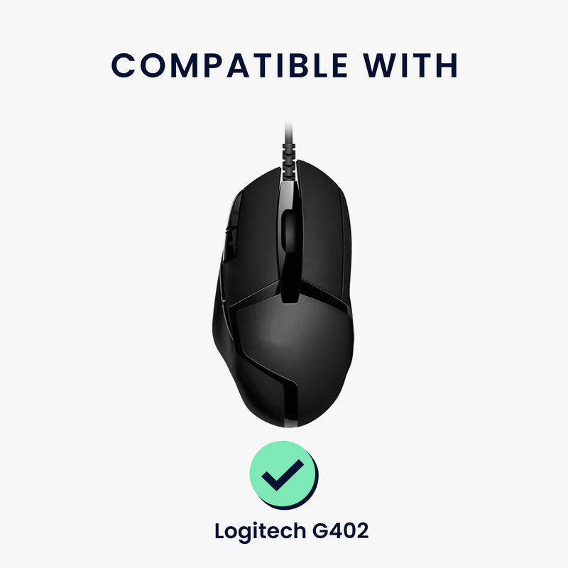 kwmobile Mouse Feet Sticker compatible with Logitech G402 Replacement Glider Mouse Skates Precision Fit Mouse Glides