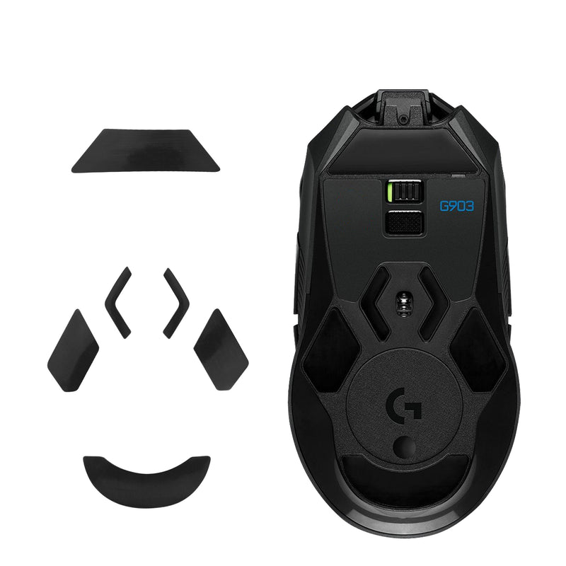 kwmobile Mouse Feet Sticker compatible with Logitech G903 Replacement Glider Mouse Feet custom fit Mouse Glides