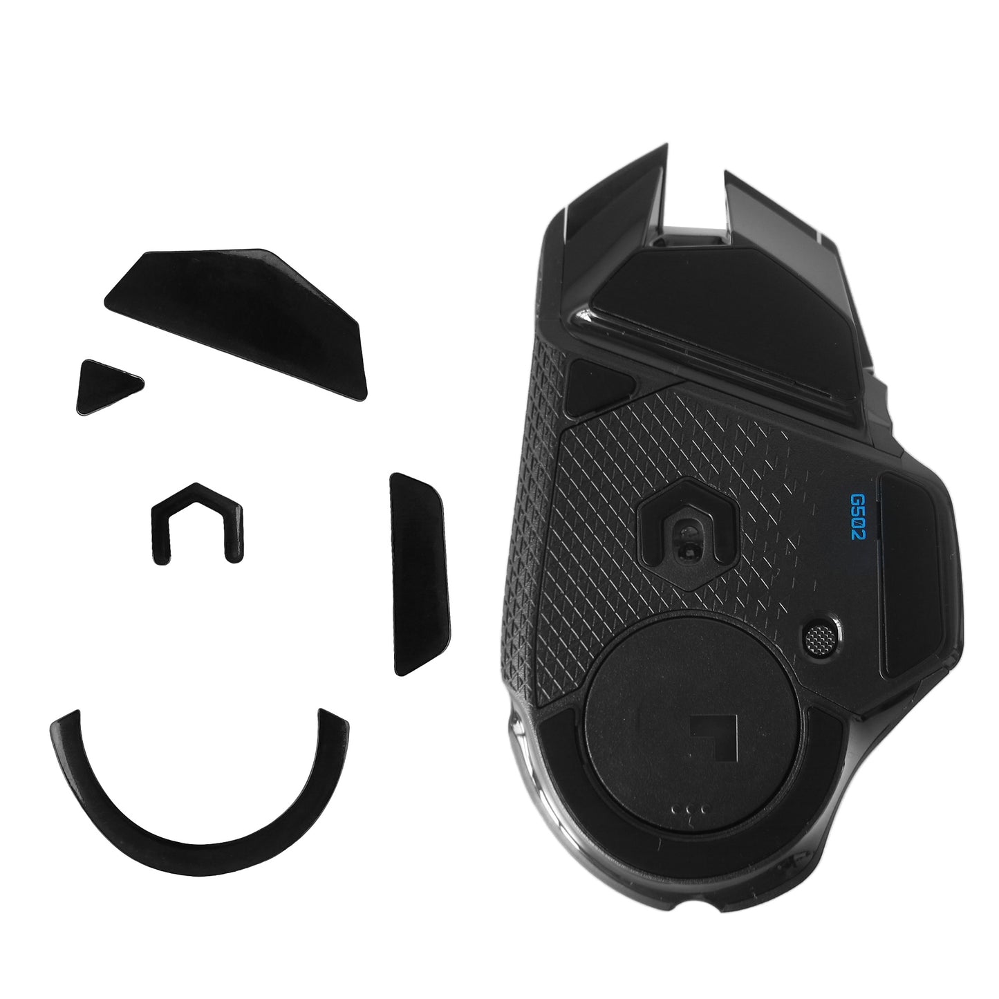 kwmobile Mouse Feet Sticker compatible with Logitech G502 wireless Replacement Gliders Mouse Skates precisely fitting Mouse Glides