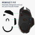 kwmobile Mouse Feet Sticker compatible with Logitech G502 wireless Replacement Gliders Mouse Skates precisely fitting Mouse Glides